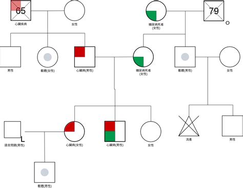 家庭關係圖畫法|附錄 9 製作家系圖(Genogram)